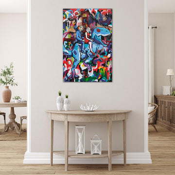 Go T-Rex Go! (Original Painting)