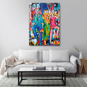 Great Friends with Marge (Original Painting)