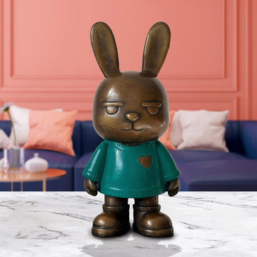 The Original Rabbitgirl of the Wild Green (Bronze Sculpture, Small)