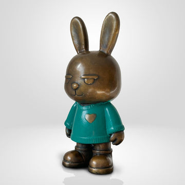 The Original Rabbitgirl of the Wild Green (Bronze Sculpture, Small)