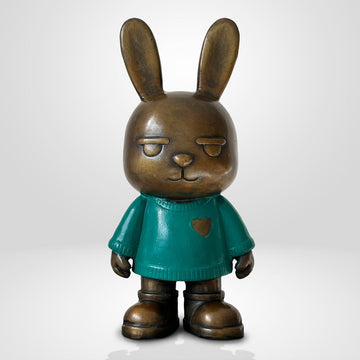 The Original Rabbitgirl of the Wild Green (Bronze Sculpture, Small)