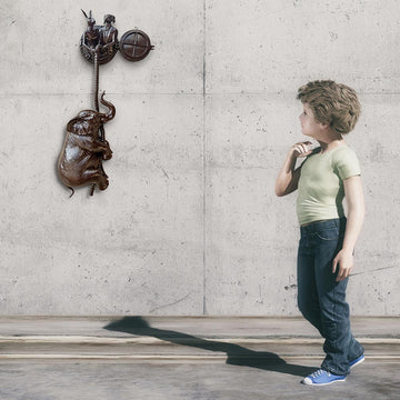 A Little Helping Hand (Bronze Sculpture)