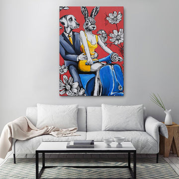 Happy Days Forever He Said (Original Painting)