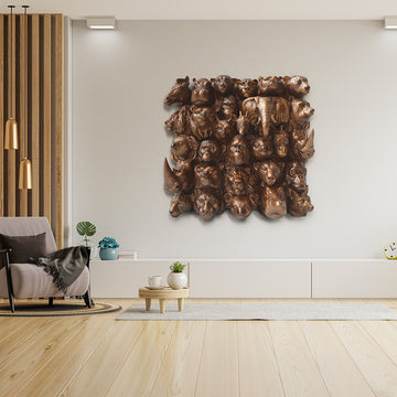 The Wonders of Wildlife (Sculpture Wall Art)