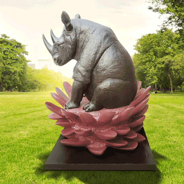 The Rhino Was in Big Bloom