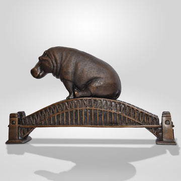The Big Hippo Loved Sydney Harbour (Bronze Sculpture)