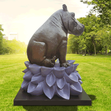 The Hippo Was in Big Bloom