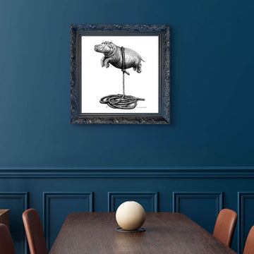 A Study For Hippo on a Rope (Giclee Canvas Print)