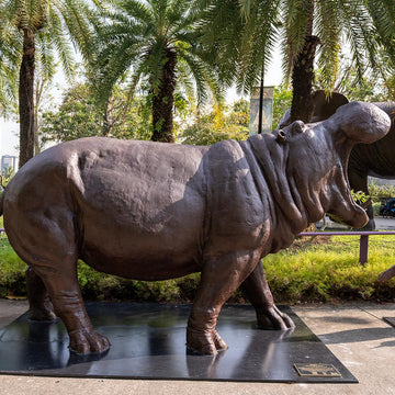 Love the Hippopotamus (Bronze Sculpture)