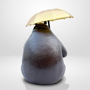 Hippo Under Cover (Bronze Sculpture, Small)