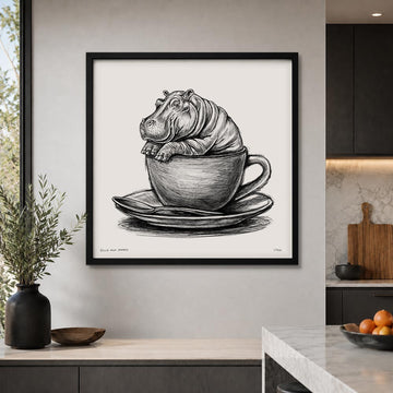 A Study For Hippo In A Cup (Print)