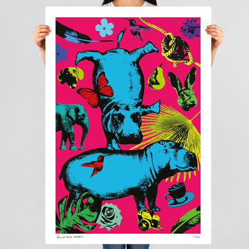 A Few of Our Favourite Things Plus Hippos (Print)