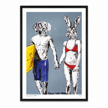He Sang to Her, I Want to Hold Your Hand and She Did (Print)
