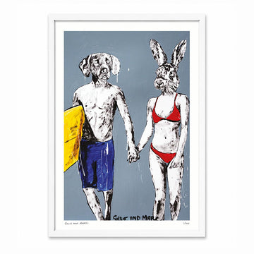 He Sang to Her, I Want to Hold Your Hand and She Did (Print)