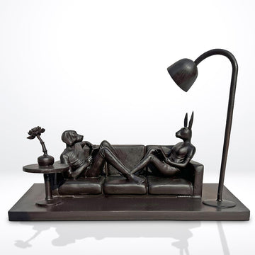 A Quiet One at Home (Bronze Sculpture)