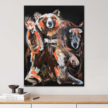 Honey, the Facing Himalayan Brown Bear (Original Painting)