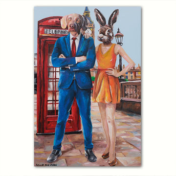 Hot London Lovers (Original Painting)