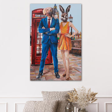 Hot London Lovers (Original Painting)