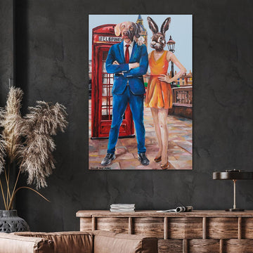 Hot London Lovers (Original Painting)