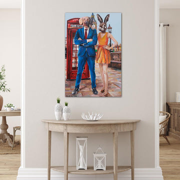 Hot London Lovers (Original Painting)