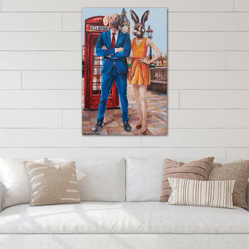 Hot London Lovers (Original Painting)