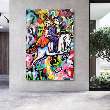 The Huge Jump (Original Painting)