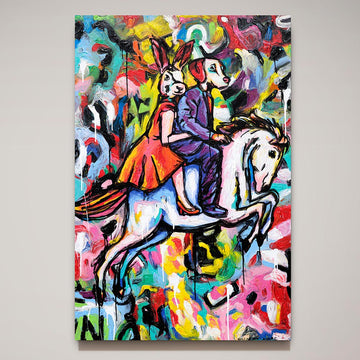 The Huge Jump (Original Painting)