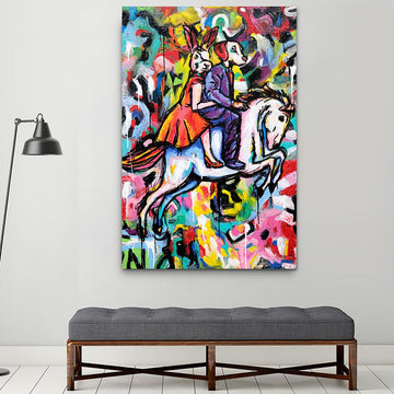 The Huge Jump (Original Painting)