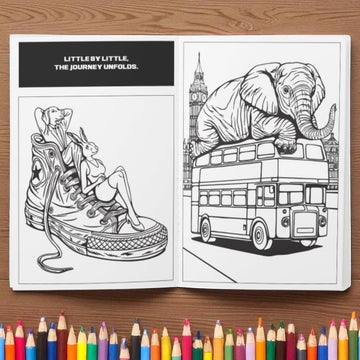 GILLIE AND MARC – Colouring Book 2025