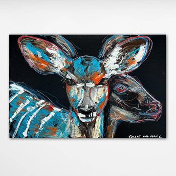 Jamila, the Disappearing Nyala Deer (Original Painting)
