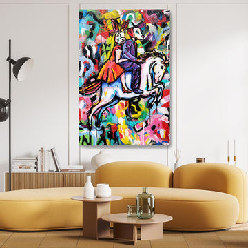 The Huge Jump (Original Painting)