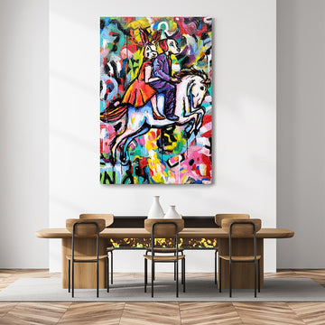 The Huge Jump (Original Painting)