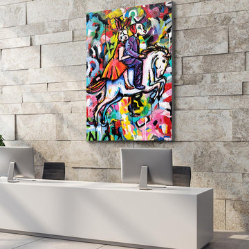 The Huge Jump (Original Painting)