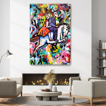 The Huge Jump (Original Painting)