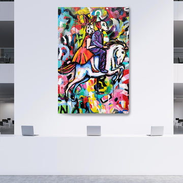 The Huge Jump (Original Painting)