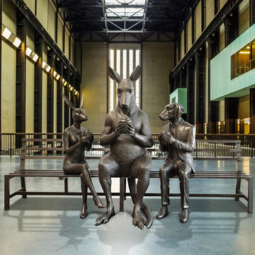 The Kangaroo Bench of Friendship (Bronze Sculpture)