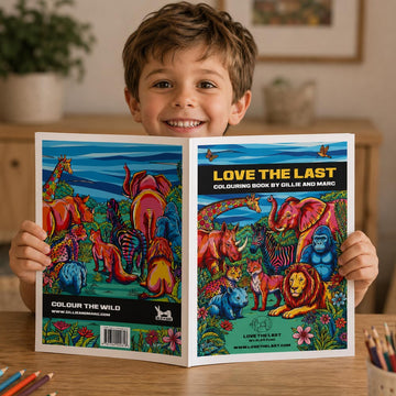 LOVE THE LAST – Colouring Book By Gillie and Marc 2026