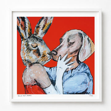 She Thought, Kiss Me Like It's Our First Kiss (Print)