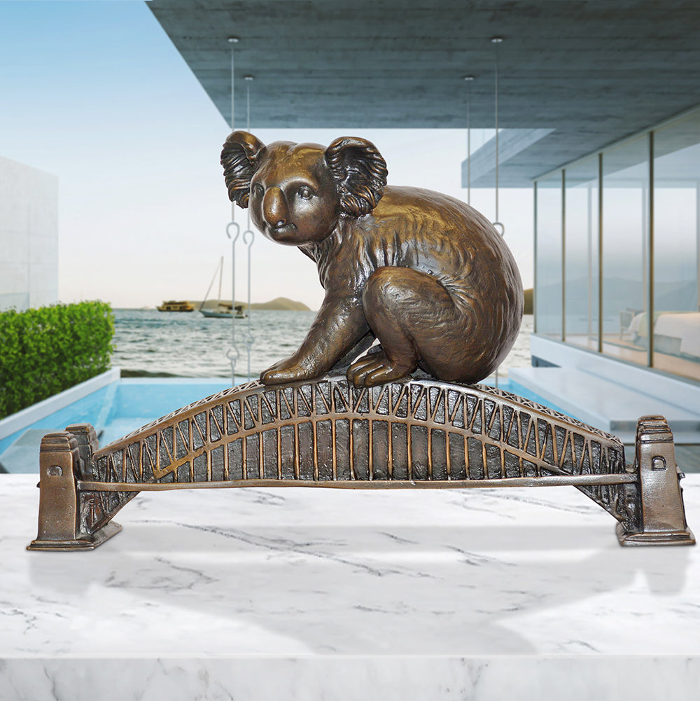 The Big Koala Loved the Sydney Harbour Bridge (Bronze Sculpture