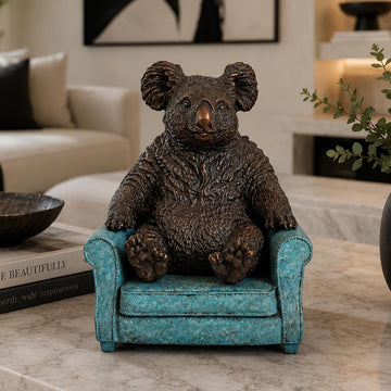 Koala Was Invited to Stay (Bronze Sculpture, Small)