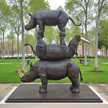 The Golden Last Three (Bronze Sculpture)