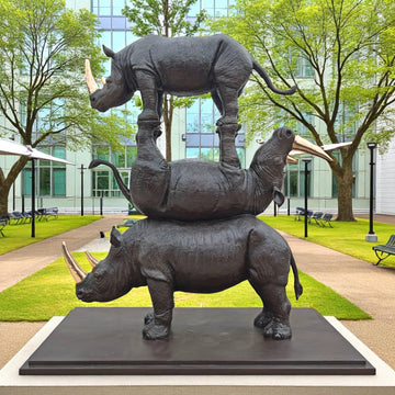 The Golden Last Three (Bronze Sculpture)