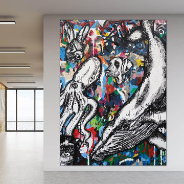 Legends of the Sea and Land (Original Painting)