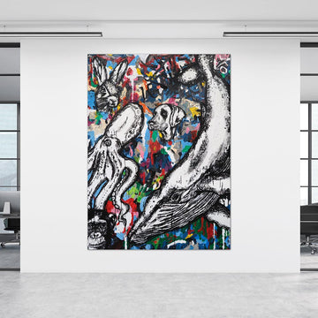 Legends of the Sea and Land (Original Painting)