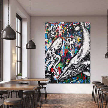 Legends of the Sea and Land (Original Painting)