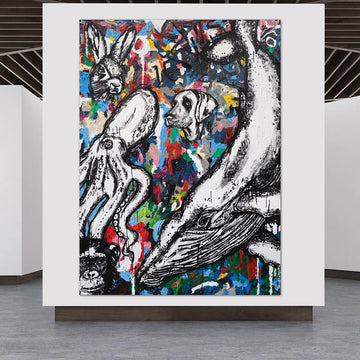 Legends of the Sea and Land (Original Painting)