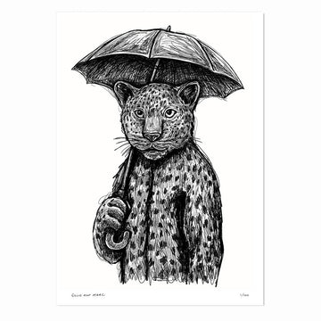 The Leopard Liked Singing in the Rain (Print)