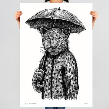 The Leopard Liked Singing in the Rain (Print)