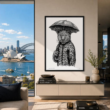 The Leopard Liked Singing in the Rain (Print)