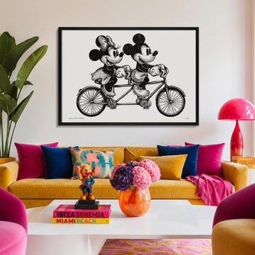 Mickey and Minnie on the Ride of a Lifetime (Print)